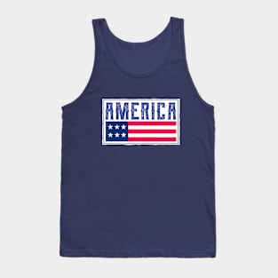 America - Retro design Tank Top